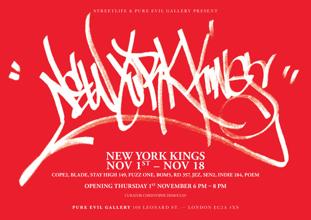 Exhibition: New York Kings at Pure Evil Gallery
