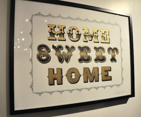 Print: EINE "Home Sweet Home"