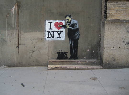new york city street art. Banksy in New York | UK Street
