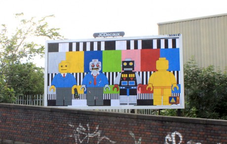 Dave H Lego 1 WEB 460x293 Brandalism   24 International artists create the UKs largest subvertising campaign