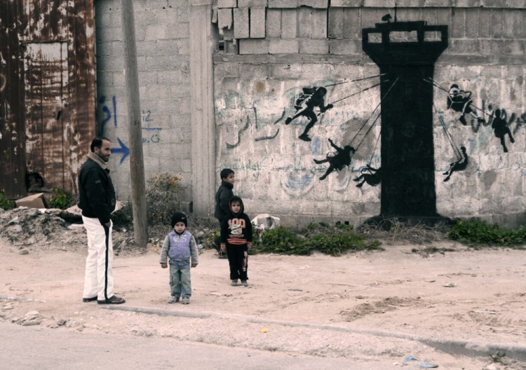 New Banksy artworks in Gaza