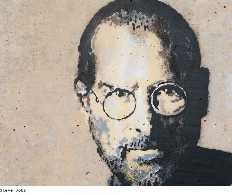Banksy Calais Steve Jobs