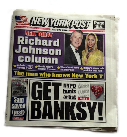 Banksy New York Post